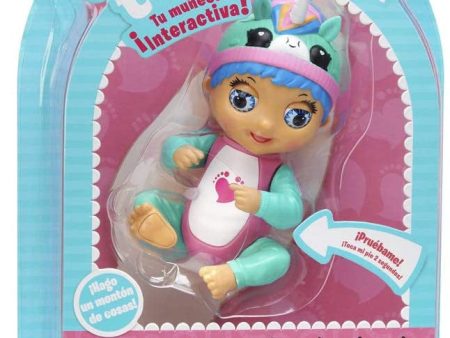 Tiny Toes - Muñeca Interactiva Luna 560 de Bandai con Gorro de Unicornio Discount