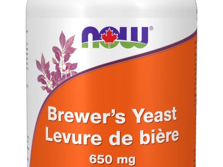 NOW Brewer s Yeast - 200 Tabletas de 650mg, 100g en Total - Suplemento Nutricional de Levadura de Cerveza (Cad: 30 09 2024) Hot on Sale