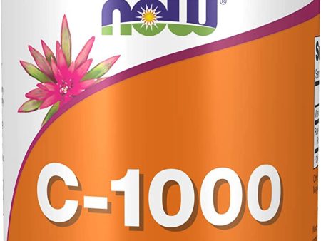 Now Foods C-1000 con Rosa Mosqueta - Pack de 250 tabletas de liberación prolongada para una mejor absorción (Cad: 31 05 2025) For Sale