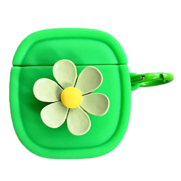 Silicone Case for Apple AirPods with Charging Case (2016)   (2019)   AirPods with Wireless Charging Case (2019) Flower Pattern Cover with Buckle Fashion