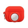 For AirPods Pro 2 + AirTag 2-in-1 Silicone Protective Cover Anti-drop Case with Ring Buckle Online Hot Sale