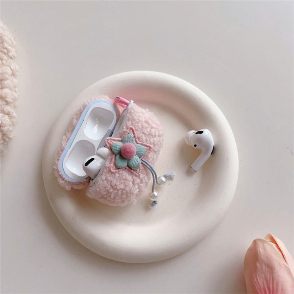 For Apple AirPods Pro 2 Fluff TPU Earphone Case Star Pearl Design Earbud Protective Cover with Ring Buckle Hot on Sale