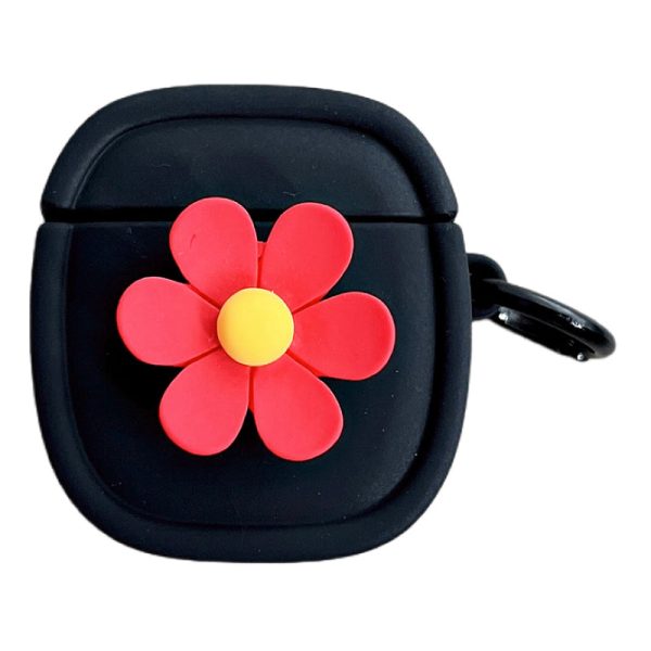 Silicone Case for Apple AirPods with Charging Case (2016)   (2019)   AirPods with Wireless Charging Case (2019) Flower Pattern Cover with Buckle Fashion